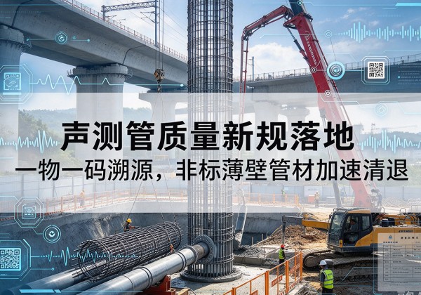 玉田声测管质量新规落地，一物一码溯源，非标薄壁管材加速清退