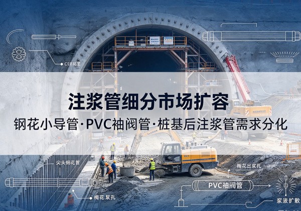 玉田注浆管细分市场扩容，隧道钢花小导管、PVC 袖阀管、桩基后注浆管需求分化